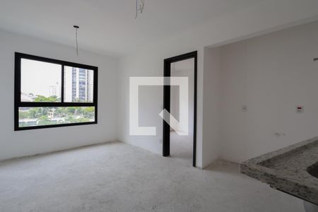 Sala/Cozinha de apartamento à venda com 1 quarto, 34m² em Santana, São Paulo