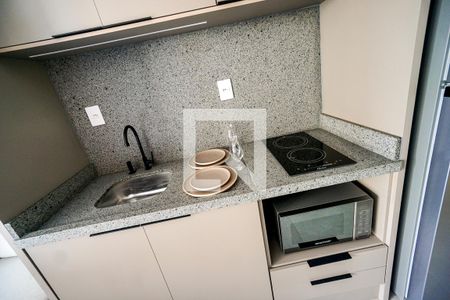 Cozinha de kitnet/studio à venda com 1 quarto, 32m² em Vila Gomes Cardim, São Paulo