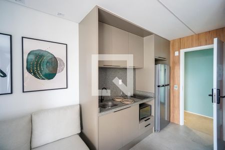 Cozinha de kitnet/studio à venda com 1 quarto, 32m² em Vila Gomes Cardim, São Paulo
