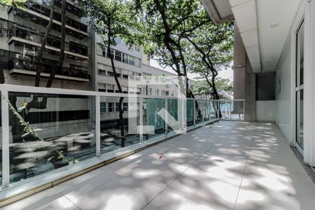 Varanda da Sala de apartamento à venda com 3 quartos, 200m² em Leblon, Rio de Janeiro