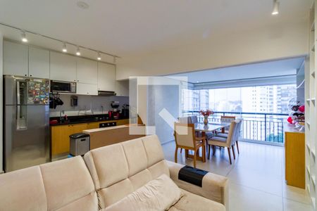 Sala de apartamento à venda com 2 quartos, 74m² em Panamby, São Paulo