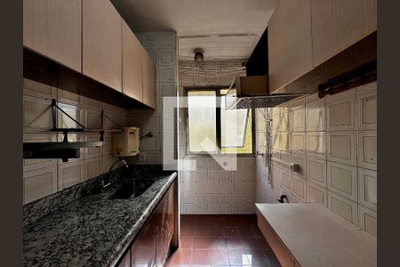 Cozinha de apartamento à venda com 1 quarto, 33m² em Santo Amaro, São Paulo