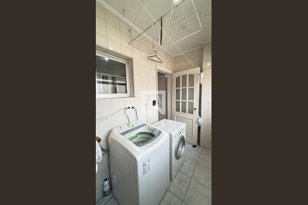 Área de Serviço de apartamento à venda com 3 quartos, 80m² em Vila Assunção, Santo André