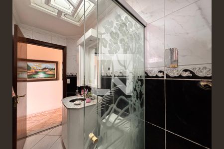 Banheiro de apartamento à venda com 3 quartos, 80m² em Parque das Nações, Santo André