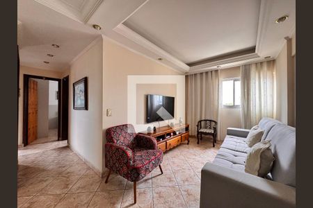 Sala de apartamento à venda com 3 quartos, 80m² em Parque das Nações, Santo André