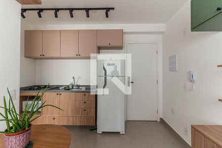 Cozinha de kitnet/studio para alugar com 1 quarto, 24m² em Vila Buarque, São Paulo
