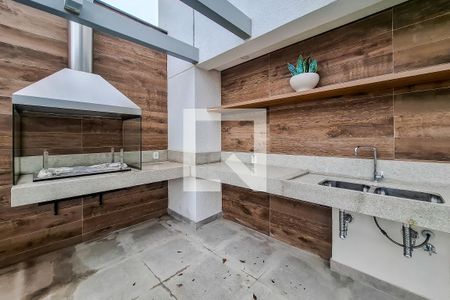 Área comum de kitnet/studio para alugar com 1 quarto, 21m² em Vila Firmiano Pinto, São Paulo