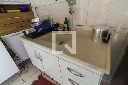 Cozinha de apartamento à venda com 2 quartos, 56m² em Jardim Lageado, São Paulo