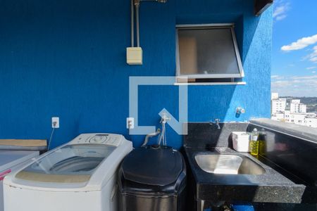 Área de Serviço de apartamento à venda com 3 quartos, 140m² em Europa, Contagem