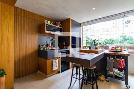 Varanda gourmet de apartamento à venda com 3 quartos, 163m² em Vila Andrade, São Paulo