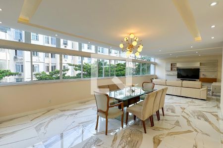 Sala de apartamento à venda com 4 quartos, 298m² em Copacabana, Rio de Janeiro