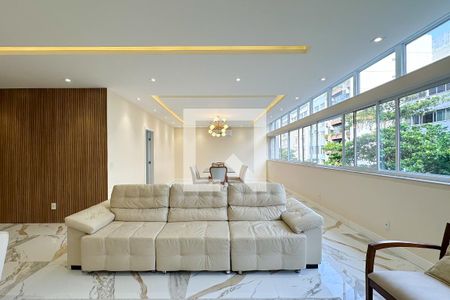 Sala de apartamento à venda com 4 quartos, 298m² em Copacabana, Rio de Janeiro