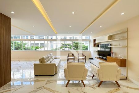 Sala de apartamento à venda com 4 quartos, 298m² em Copacabana, Rio de Janeiro
