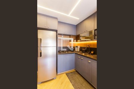 Cozinha de kitnet/studio à venda com 1 quarto, 29m² em Indianópolis, São Paulo