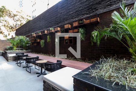 Área comum de kitnet/studio à venda com 1 quarto, 29m² em Indianópolis, São Paulo