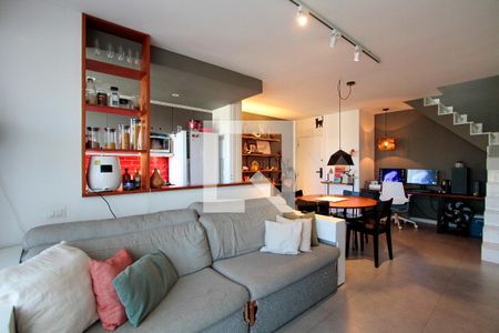 Sala de apartamento à venda com 1 quarto, 130m² em Barra da Tijuca, Rio de Janeiro