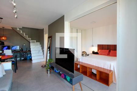 Sala de apartamento à venda com 1 quarto, 130m² em Barra da Tijuca, Rio de Janeiro