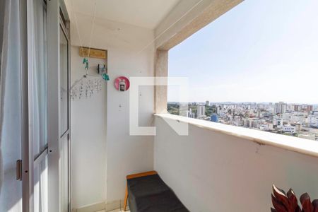 Varanda da sala de apartamento à venda com 2 quartos, 62m² em Castelo, Belo Horizonte