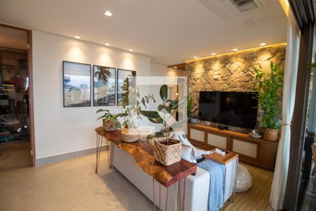 Sala de apartamento à venda com 3 quartos, 131m² em Brooklin, São Paulo