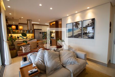 Sala de apartamento à venda com 3 quartos, 131m² em Brooklin, São Paulo