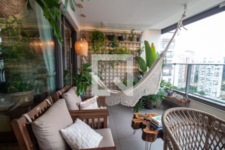 Sala de Jantar / Varanda Gourmet de apartamento à venda com 3 quartos, 131m² em Brooklin, São Paulo