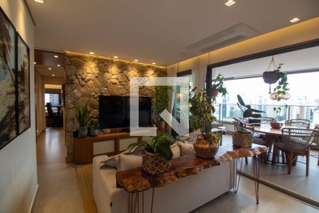 Sala de apartamento à venda com 3 quartos, 131m² em Brooklin, São Paulo