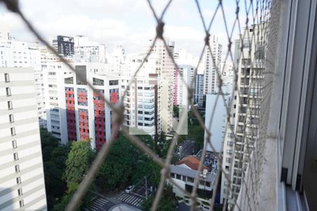 Sala Vista de apartamento à venda com 3 quartos, 160m² em Jardim Paulista, São Paulo