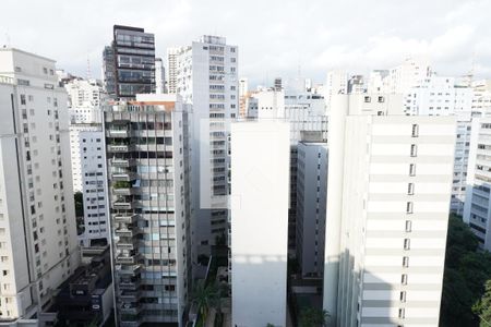 Sala Vista de apartamento à venda com 3 quartos, 160m² em Jardim Paulista, São Paulo