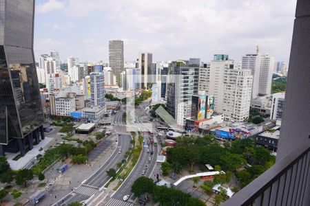 Vista da Varanda de kitnet/studio à venda com 1 quarto, 30m² em Pinheiros, São Paulo