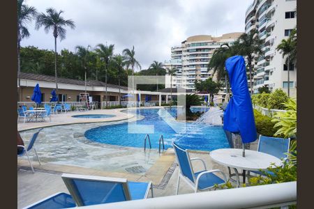 Área comum - Piscina de apartamento para alugar com 3 quartos, 80m² em Recreio dos Bandeirantes, Rio de Janeiro