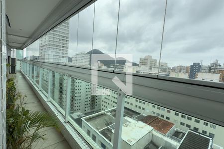Varanda das Suítes de apartamento para alugar com 3 quartos, 299m² em Canto do Forte, Praia Grande