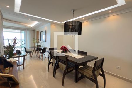 Sala de apartamento para alugar com 3 quartos, 299m² em Canto do Forte, Praia Grande