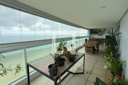 Varanda da Sala de apartamento para alugar com 3 quartos, 299m² em Canto do Forte, Praia Grande