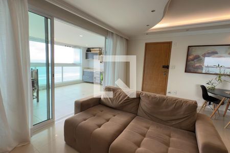 Sala de apartamento para alugar com 3 quartos, 299m² em Canto do Forte, Praia Grande