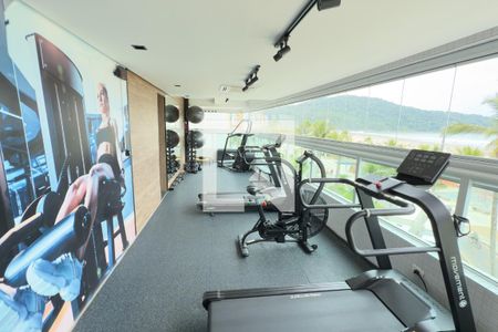 Área comum - Academia de apartamento para alugar com 3 quartos, 299m² em Canto do Forte, Praia Grande