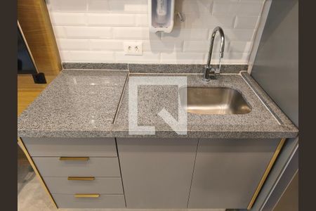 Cozinha de apartamento para alugar com 1 quarto, 27m² em Vila Mariana, São Paulo