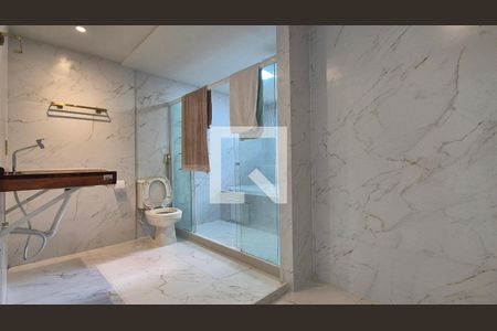 Banheiro da Suíte 3 de casa de condomínio à venda com 4 quartos, 504m² em Vargem Grande, Rio de Janeiro