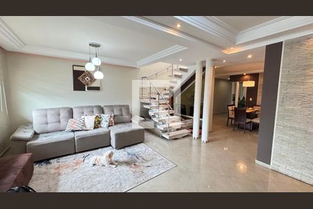 Sala - Sala de Jantar de casa à venda com 4 quartos, 214m² em Vila Curuçá, Santo André