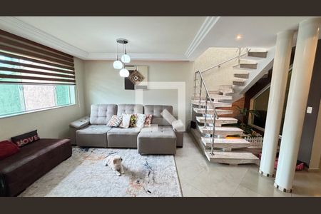Sala - Sala de Jantar de casa à venda com 4 quartos, 214m² em Vila Curuçá, Santo André