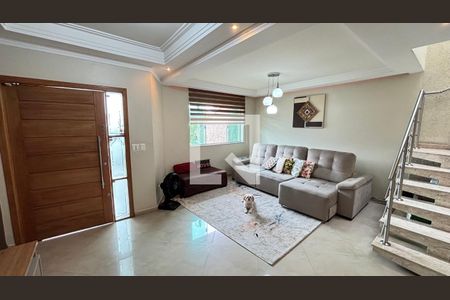 Sala - Sala de Jantar de casa à venda com 4 quartos, 214m² em Vila Curuçá, Santo André