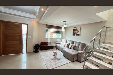 Sala - Sala de Jantar de casa à venda com 4 quartos, 214m² em Vila Curuçá, Santo André