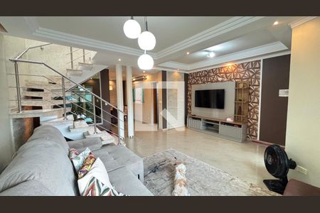 Sala - Sala de Jantar de casa à venda com 4 quartos, 214m² em Vila Curuçá, Santo André