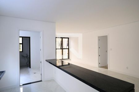 Sala/Cozinha de apartamento à venda com 3 quartos, 106m² em Funcionários, Belo Horizonte
