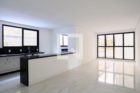 Sala/Cozinha de apartamento à venda com 3 quartos, 106m² em Funcionários, Belo Horizonte