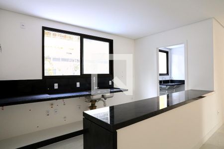 Sala/Cozinha de apartamento à venda com 3 quartos, 106m² em Funcionários, Belo Horizonte