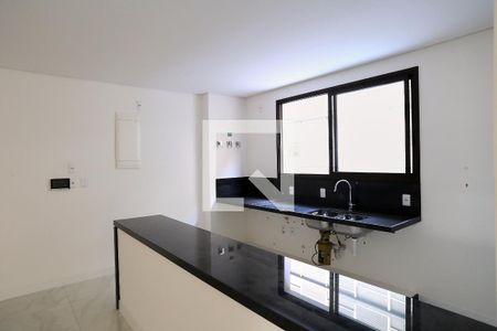 Sala/Cozinha de apartamento à venda com 3 quartos, 106m² em Funcionários, Belo Horizonte
