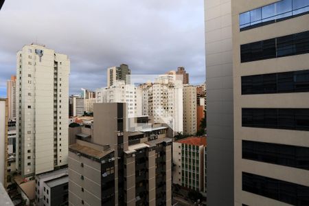 Vista da Suíte de apartamento à venda com 2 quartos, 107m² em Funcionários, Belo Horizonte