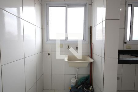 Área de Serviço de apartamento à venda com 2 quartos, 57m² em Vila Curuçá, Santo André