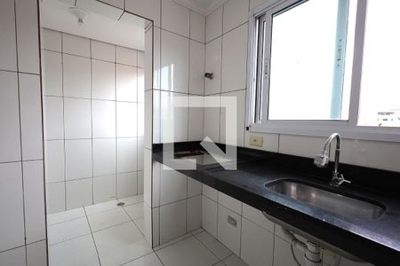 Cozinha de apartamento à venda com 2 quartos, 57m² em Vila Curuçá, Santo André