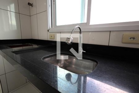 Cozinha de apartamento à venda com 2 quartos, 57m² em Vila Curuçá, Santo André